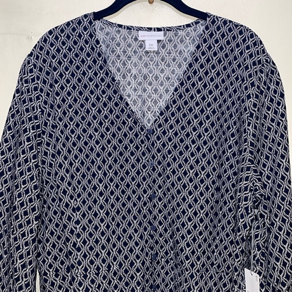 Liz Claiborne Cotton Rayon Top XXL NWT - Picture 7 of 9